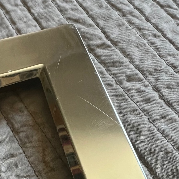 Authentic CARTIER 925 Sterling Silver Photo Frame with Elegant Wood - Picture 14 of 15